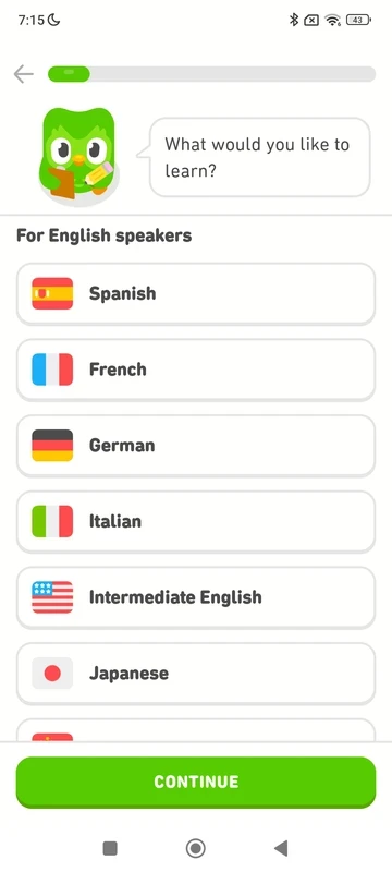 Duolingo — στιγμιότυπο οθόνης 1